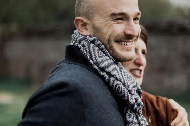 portrait couple homme