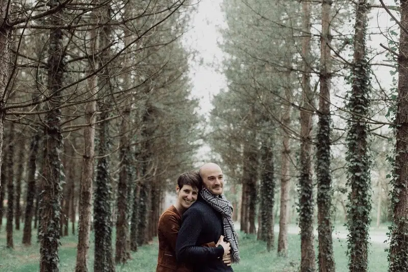 portrait couple nature