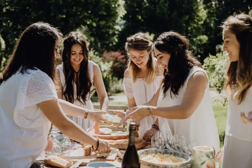 pique nique evjf chic boheme