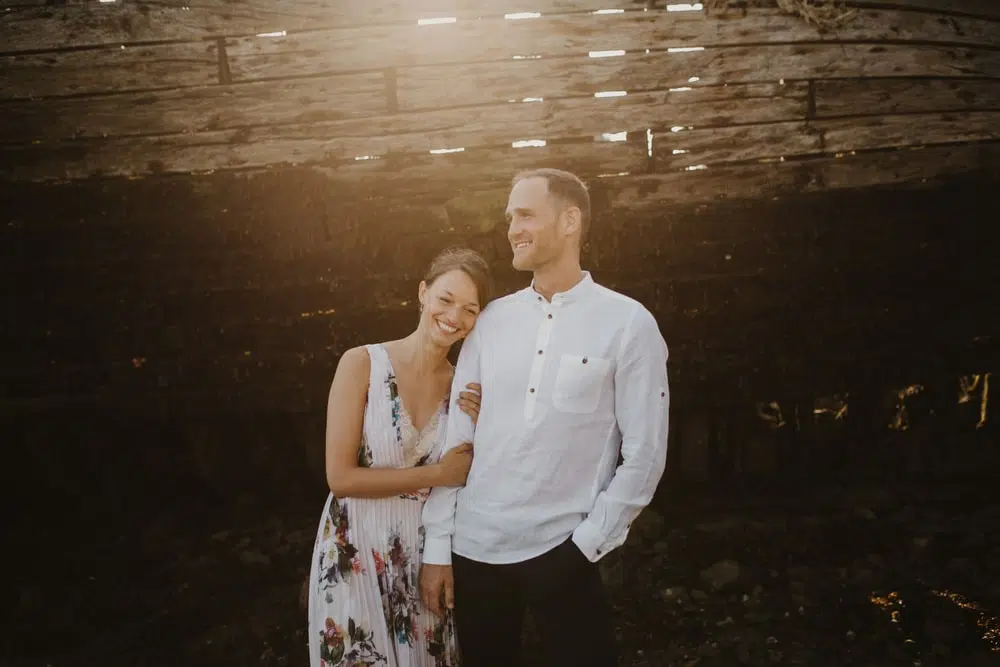 portrait soleil mariage