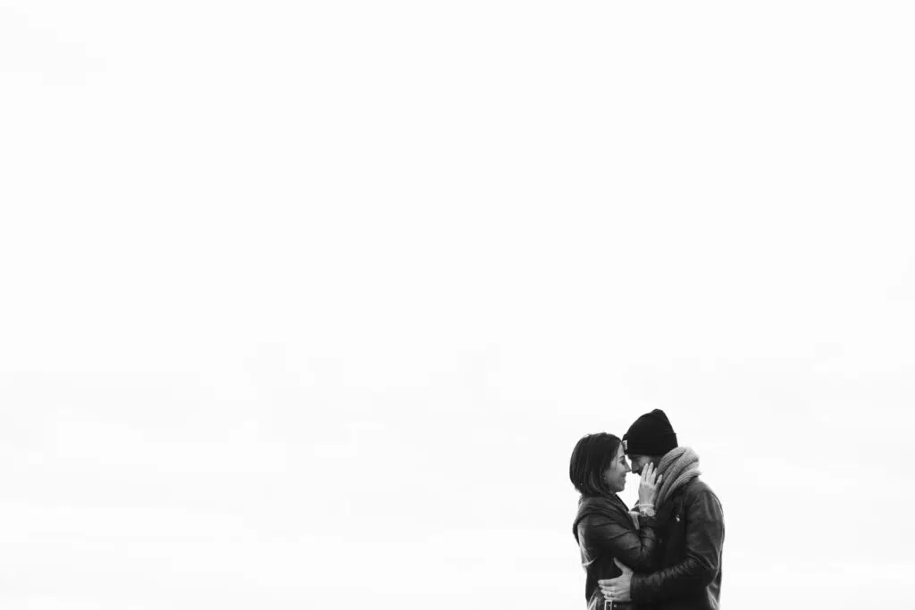 photo couple noir et blanc