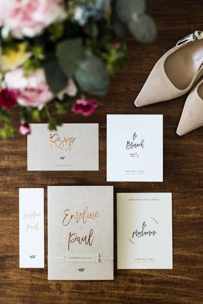 faire-part bouquet mariage