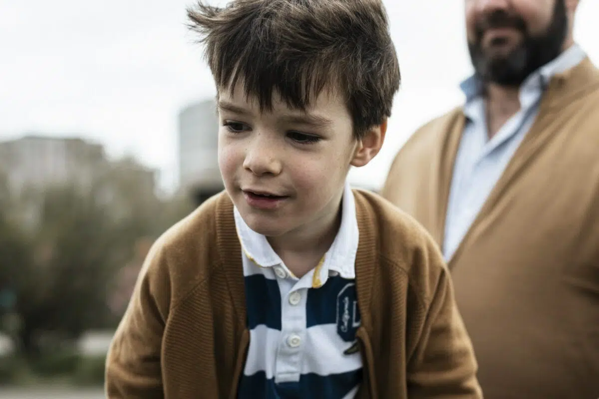 portrait enfant gros plan